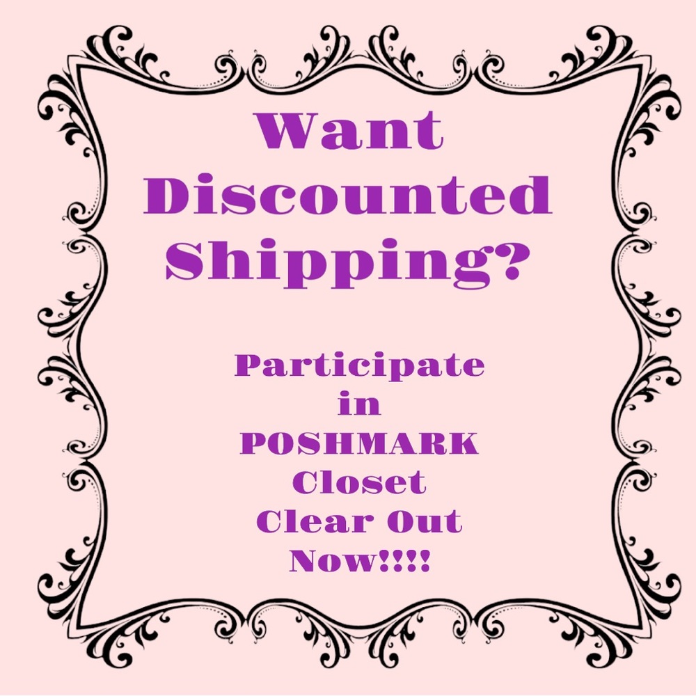 Like your item now and wait for the Poshmark Closet Clear Out sale!!!!